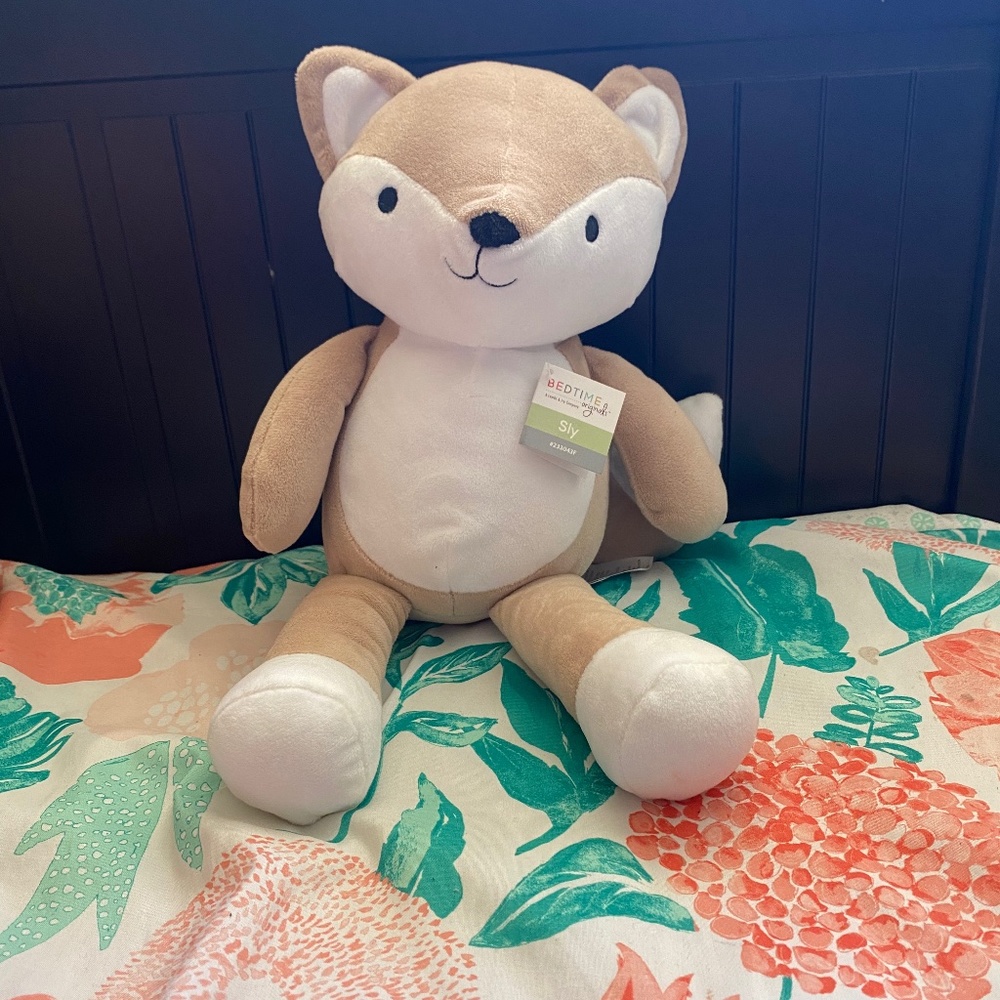 Adorable stuffed animal plushy Fox new with tags from bedtime originals
